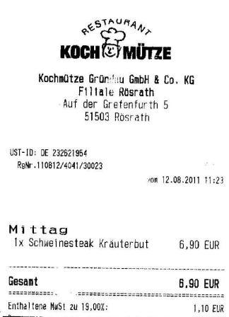 aufdentisch Hffner Kochmtze Restaurant